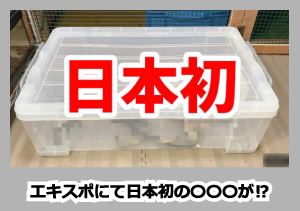 【日本初】9月20日エキスポにて日本初産地の〇〇〇が⁉